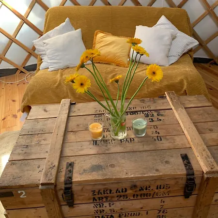 豪华帐篷 Jurta I Sauna Z Widokiem Na Tatry Knurow (Lesser Poland)