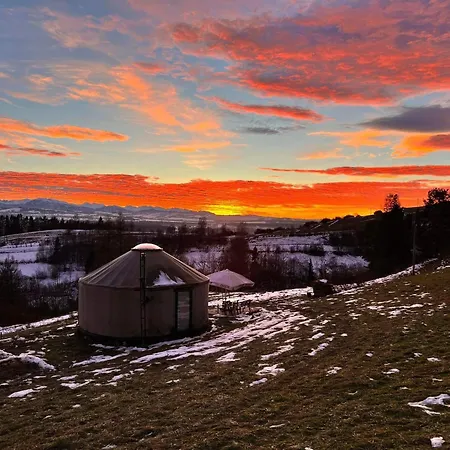 Luxusní stan Jurta I Sauna Z Widokiem Na Tatry *