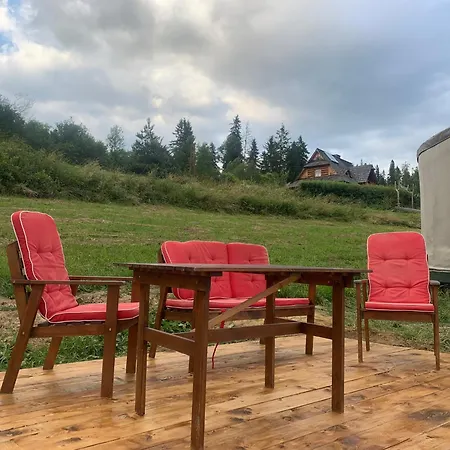 豪华帐篷 Jurta I Sauna Z Widokiem Na Tatry